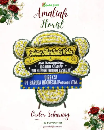 Papan Bunga Duka di Ngadiharjo