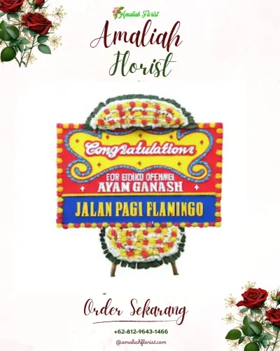 Bunga Papan Congratulation di Ngadiharjo